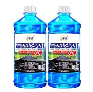 2.9元包邮！腾缘四季防冻玻璃水1.2L*2瓶