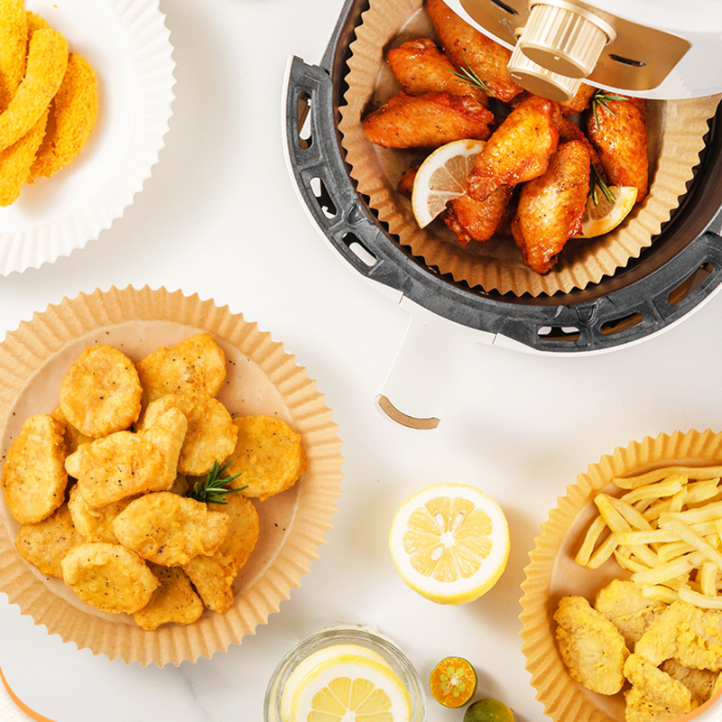 【50只】百钻空气炸锅烤箱专用吸油纸