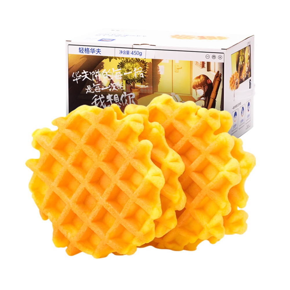 【三只松鼠】轻格华夫饼450g