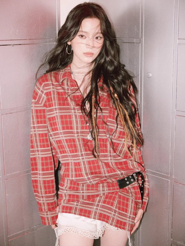 Isabel Marant 格纹棉衬衫 欧阳娜娜同款