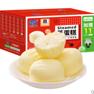 15.96元！港荣 蒸蛋糕 1000g（凑单包邮）
