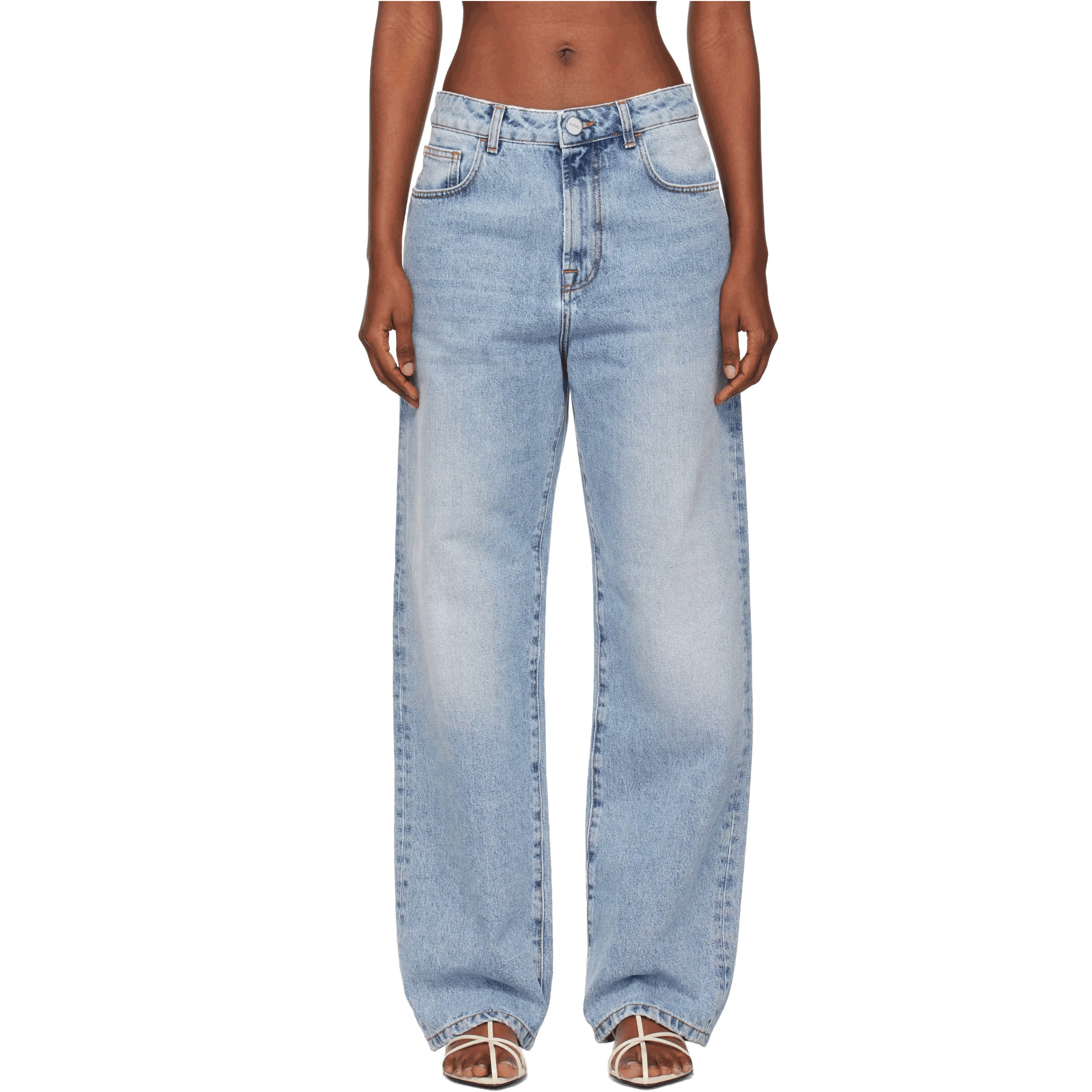 Róhe Blue Baggy Fit Jeans