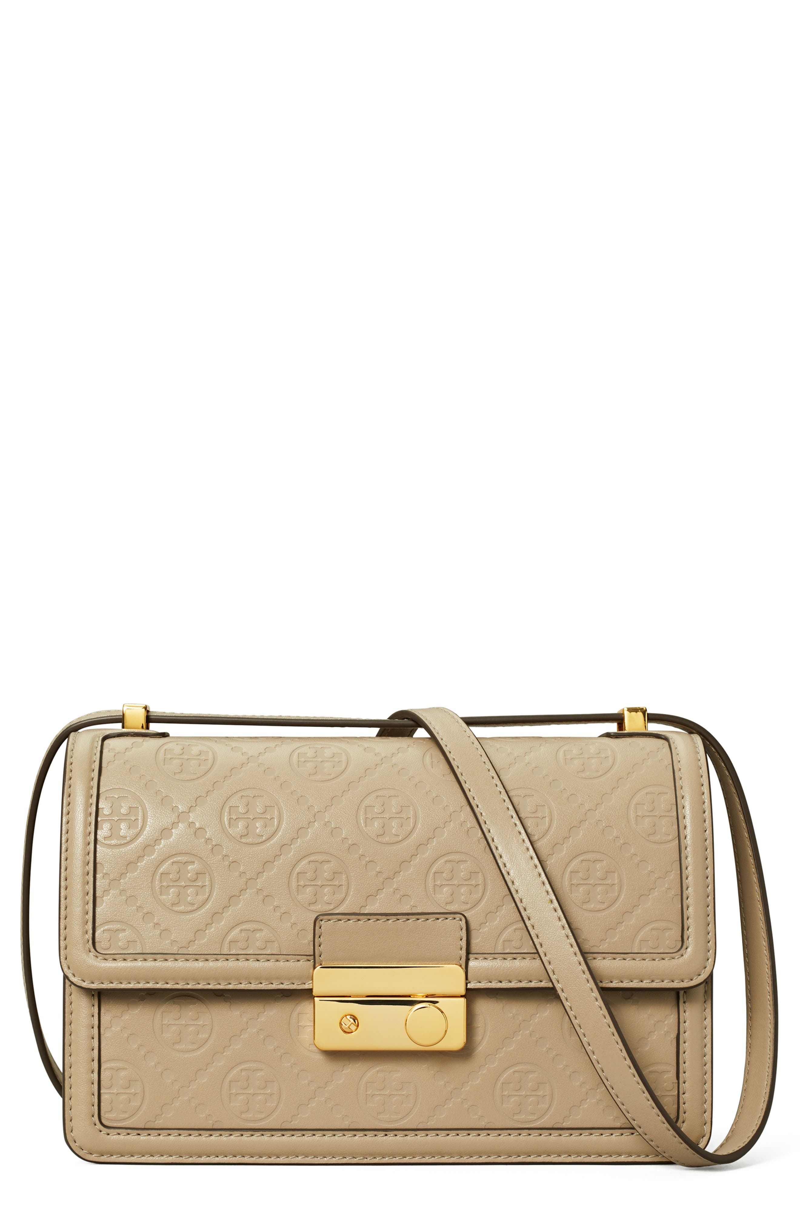 Tory Burch T Monogram Debossed Convertible Shoulder Bag