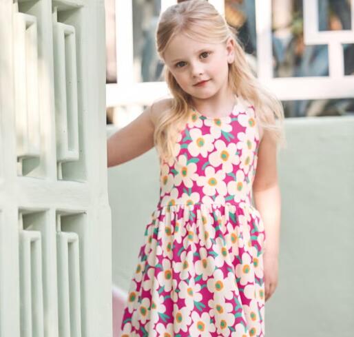 Hanna Andersson 女童连衣裙促销5折起