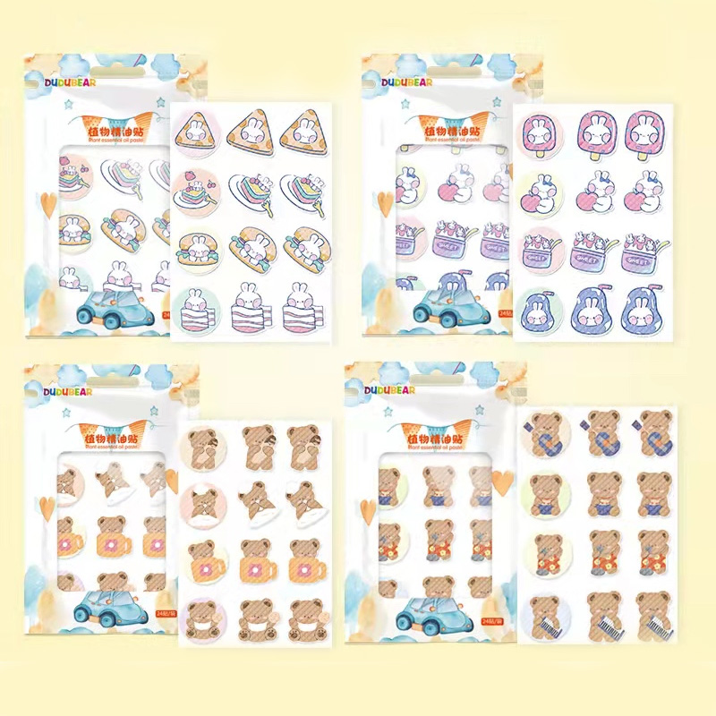 儿童卡通户外防蚊驱蚊贴24贴