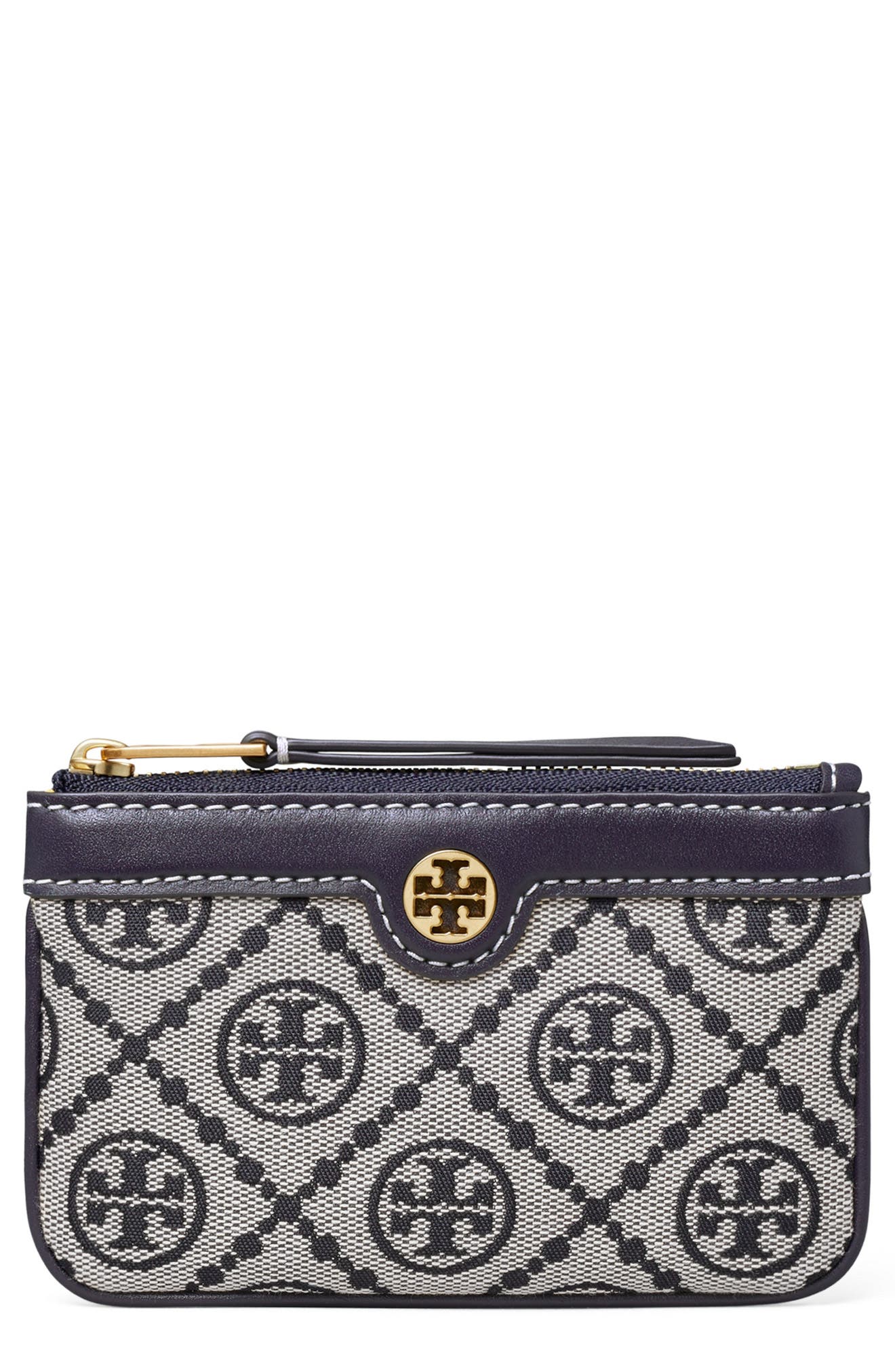 Tory Burch T Monogram Jacquard Card Case