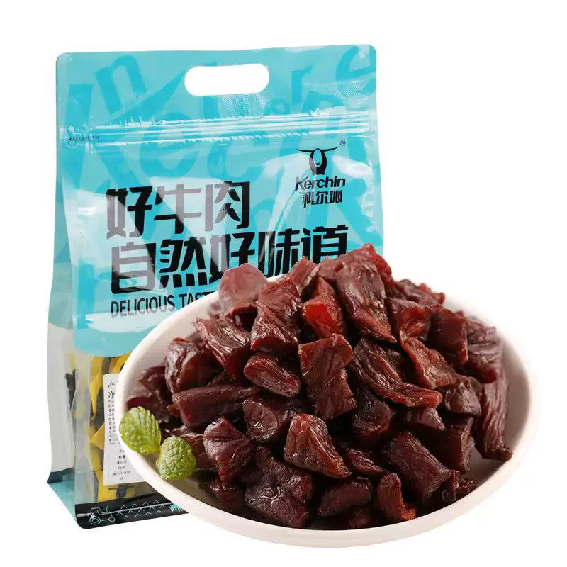 爆款返场！科尔沁风干牛肉干500g