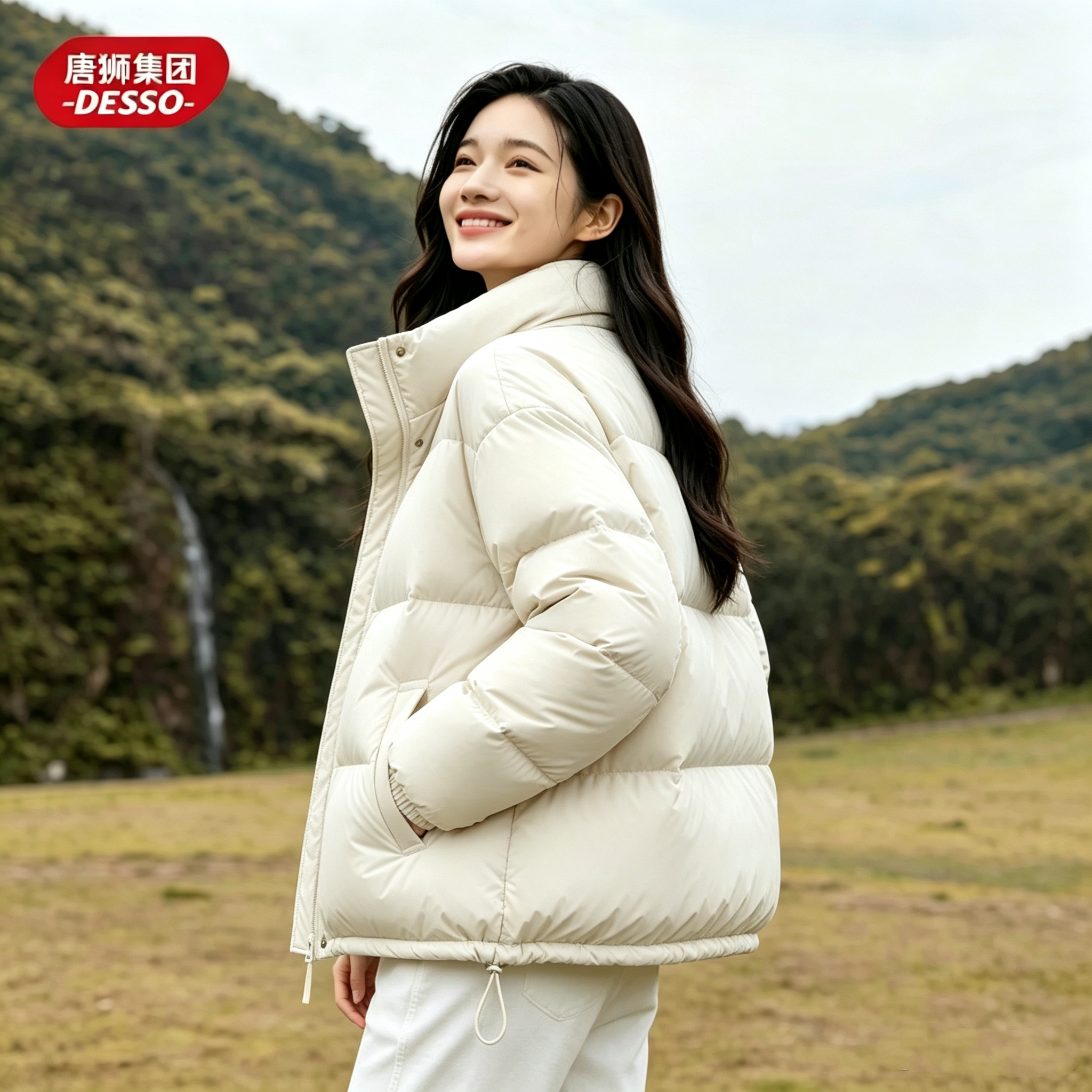 唐狮棉服男女款