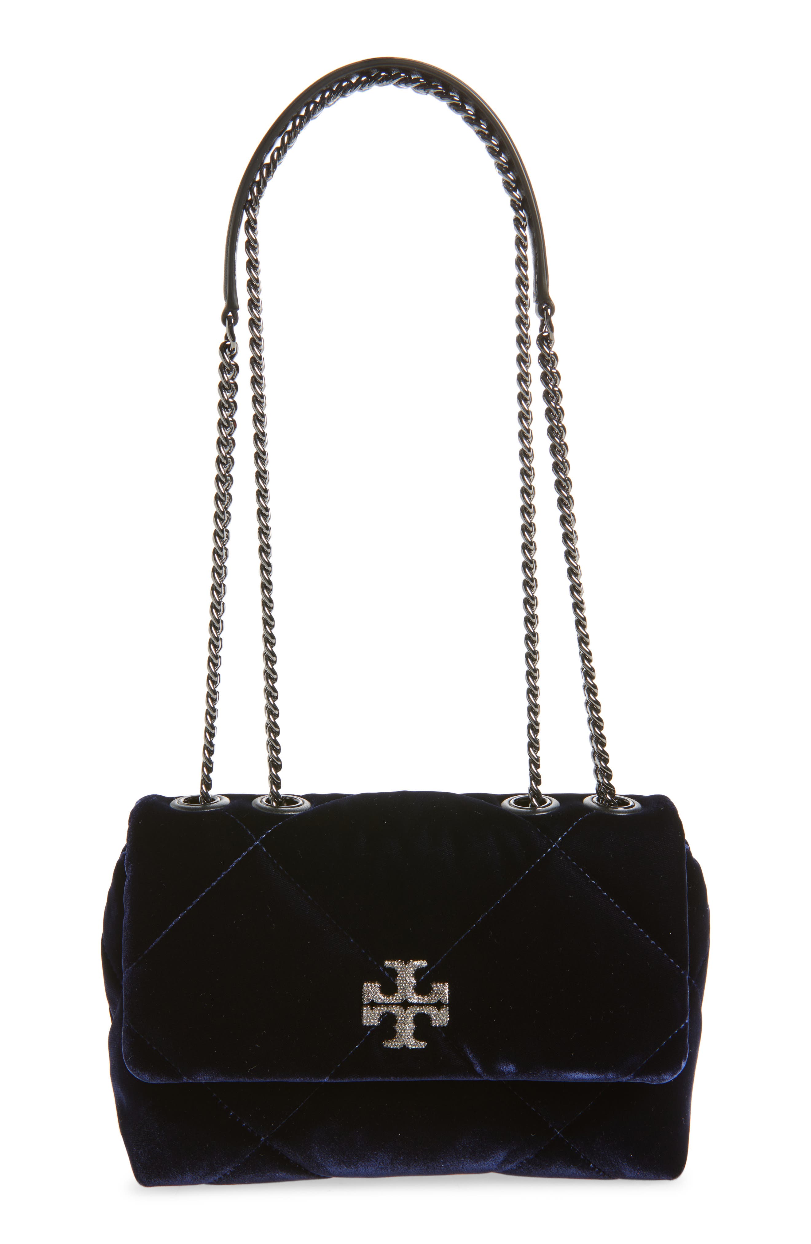 Tory Burch Kira Velvet Quilted Convertible汤丽柏琦单肩包