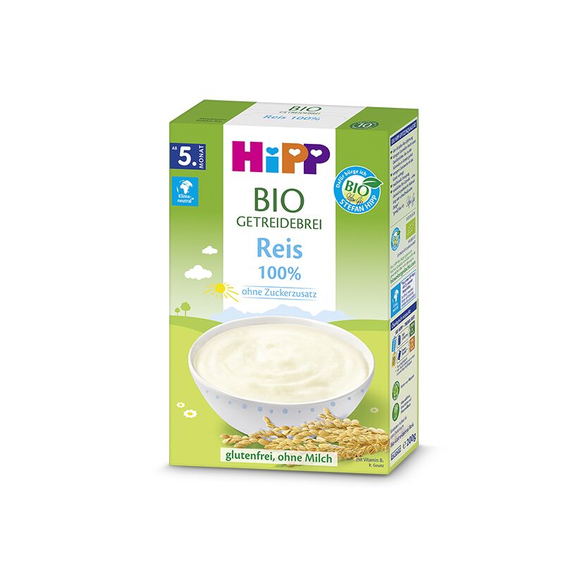 【拍3件】HiPP喜宝辅食有机大米米粉