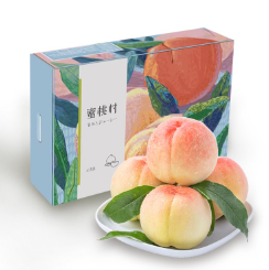 【预售】50元包邮！拾房 正宗无锡阳山水蜜桃4-5两  12只礼盒装