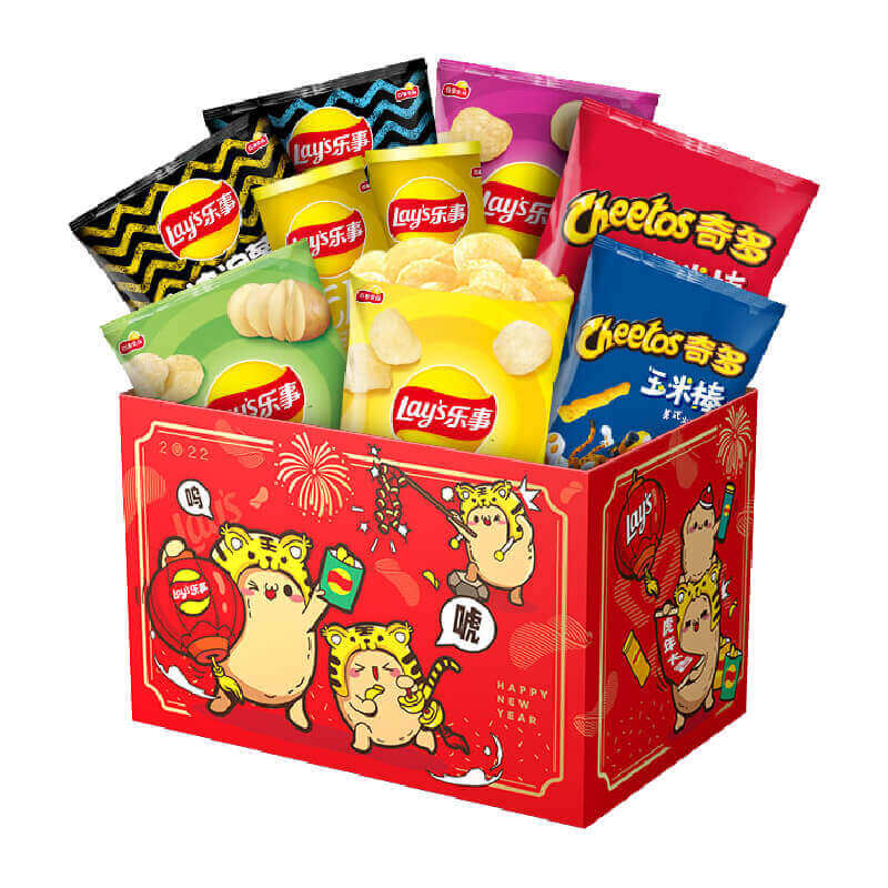 返5猫卡！乐事薯片零食礼盒698g