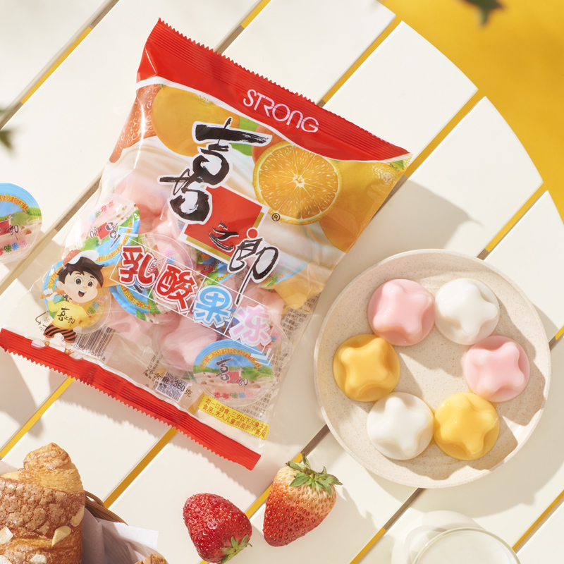 【约70杯到手19.9】喜之郎果冻360g*5袋