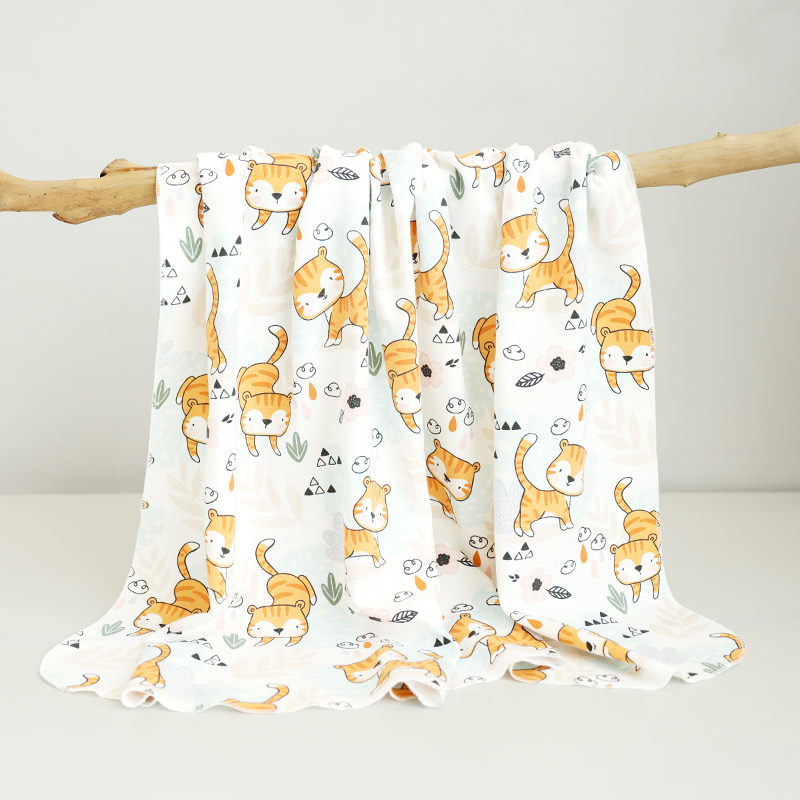 可签到！新生婴儿薄款纯棉产房包巾包被