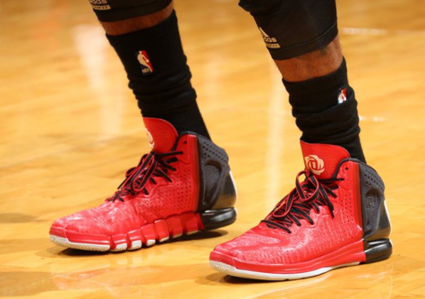 罗斯上脚 adidas rose 4