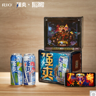 29.9元包邮！锐澳 强爽炉石联名礼盒500ml*6罐