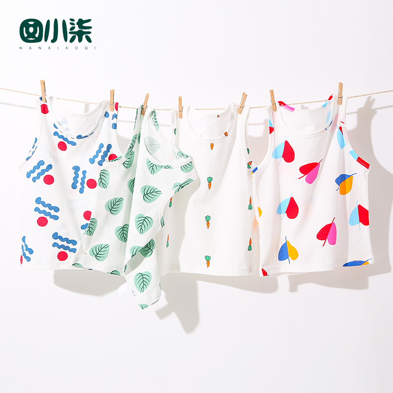 男女童夏季薄款无袖打底背心