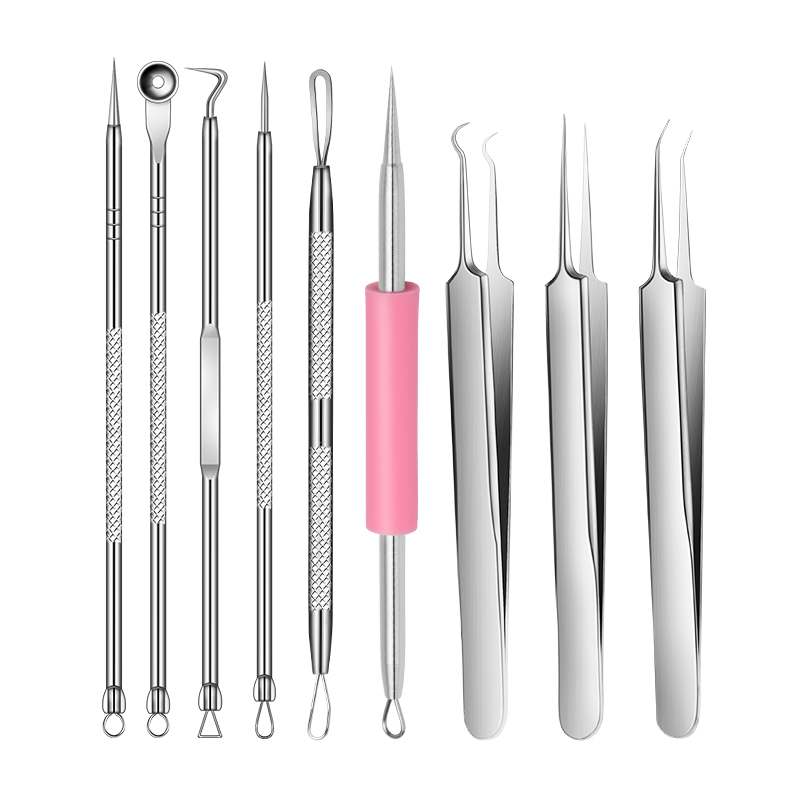 开群神单~粉刺夹去黑头夹镊子套装