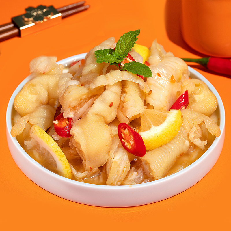 【拍三件】柠檬酸辣泡椒无骨鸡爪200g*3盒