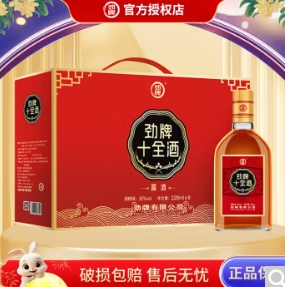 74元包邮！劲牌 劲酒十全酒35度228mL6瓶手提式盒装