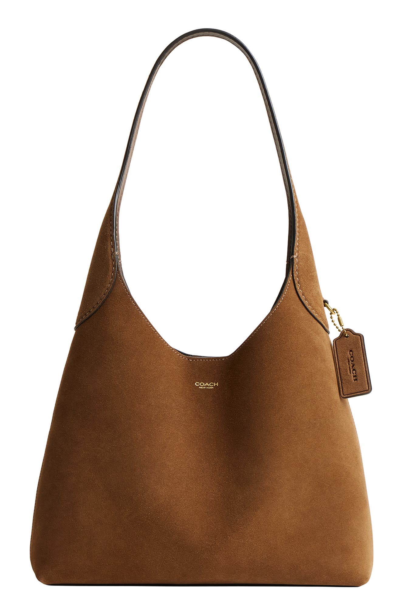 COACH Brooklyn Suede蔻驰单肩包 Cedar