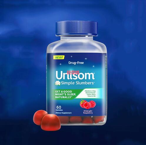 19.16元包邮！Unisom 睡美人QQ糖 褪黑素软糖 60粒