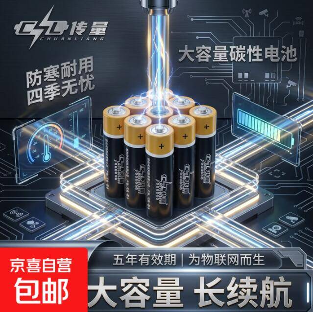 0.1元秒杀高品质7号电池2粒