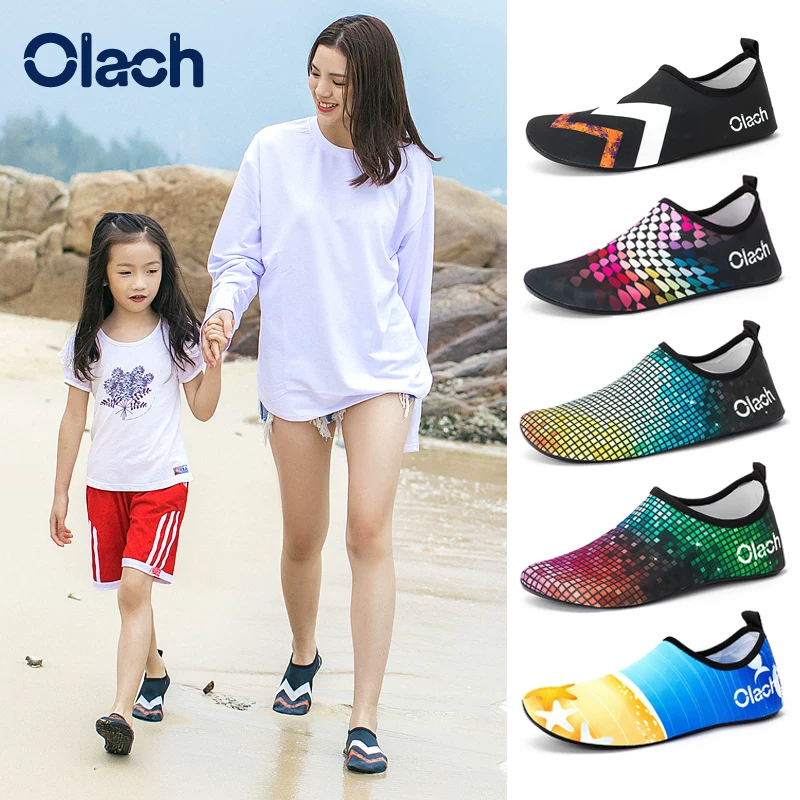 防滑防割男女儿童沙滩鞋潜水浮潜软底袜