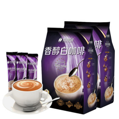 24.9元包邮！后谷 香醇白咖啡三合一速溶咖啡粉30g*40包
