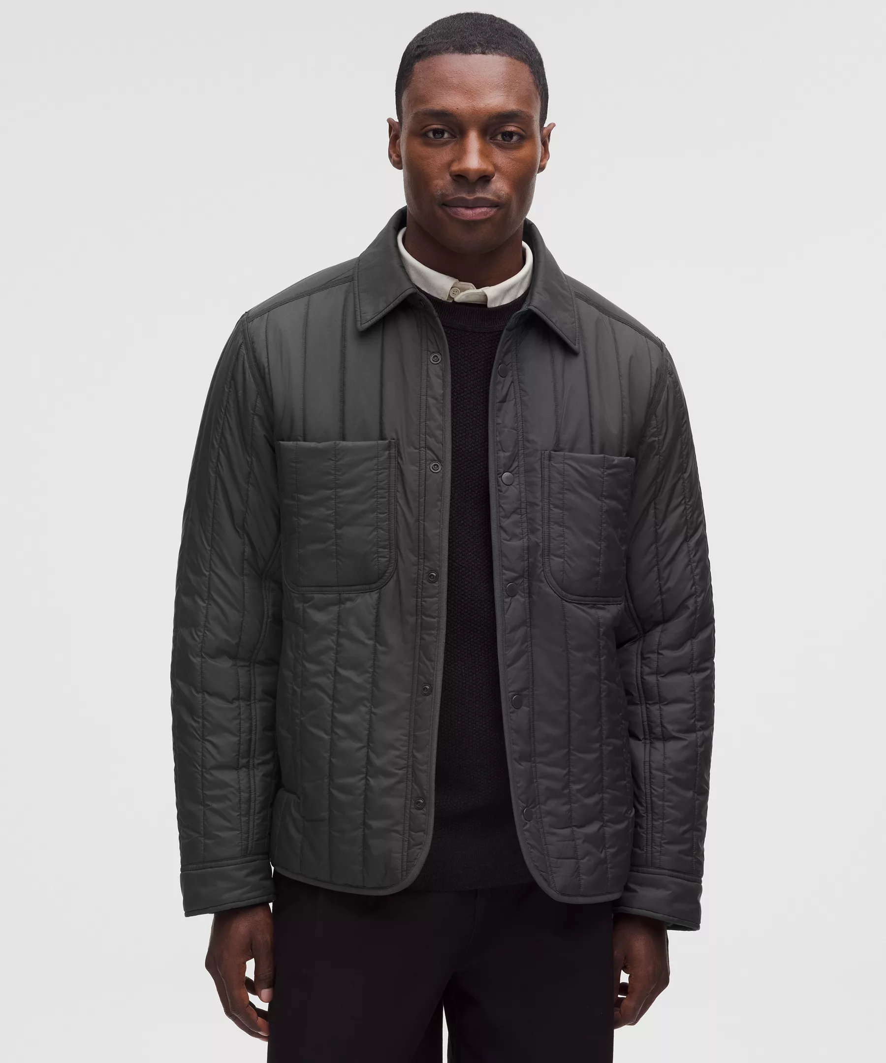 Lululemon Insulated Quilted 男士夹克 Obsidian XXL