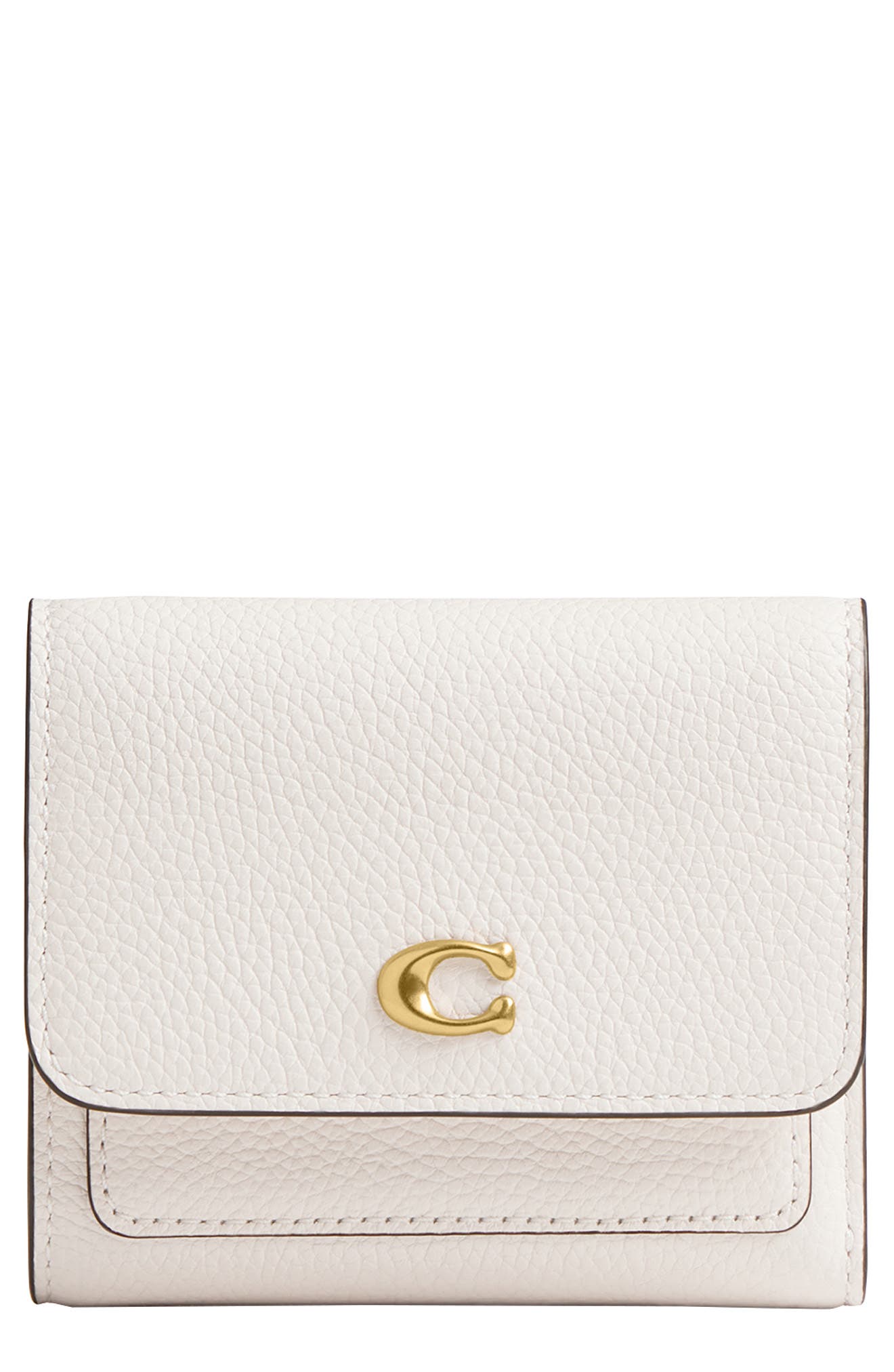 COACH Essential Polished Pebble Leather Wallet