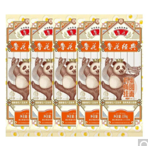 6.9元包邮！鲁花 鸡蛋挂面150g*5