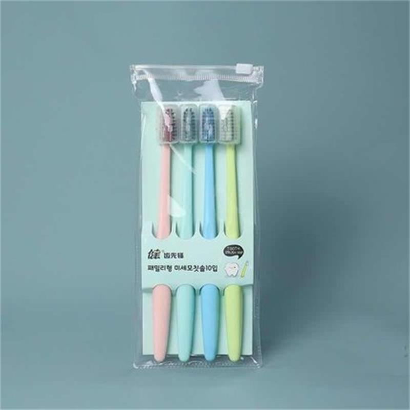 【可签到】马卡龙软毛牙刷4支装