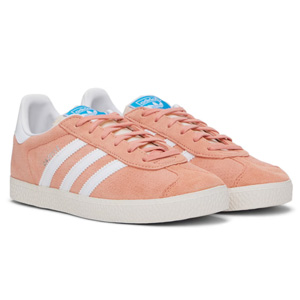 Adidas阿迪达斯Pink Gazelle 麂皮蜜桃粉 大童款
