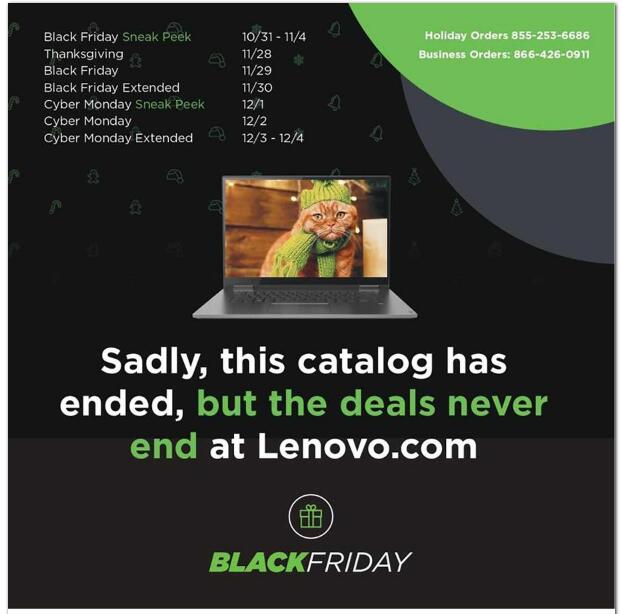 Lenovo us優惠碼2024|聯想美國官網Black Friday黑五促銷海報出爐 