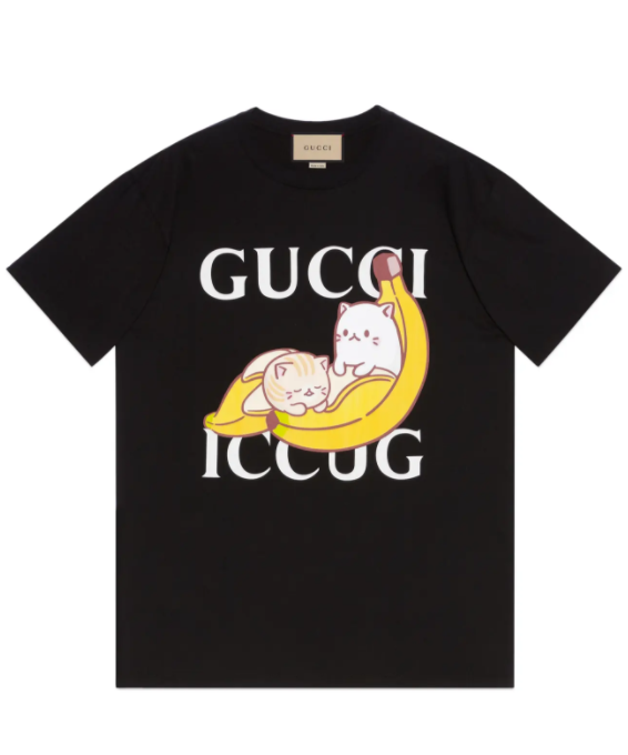 crunchyroll x gucci" bananya"主题系列香蕉猫单品