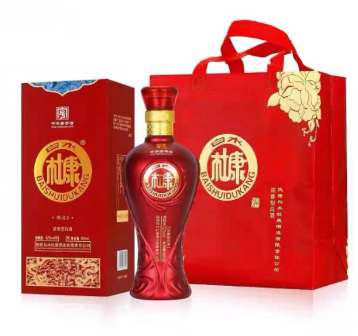 139.9元包邮！白水杜康.鸿运8浓香型52度纯粮白酒500ml*6瓶