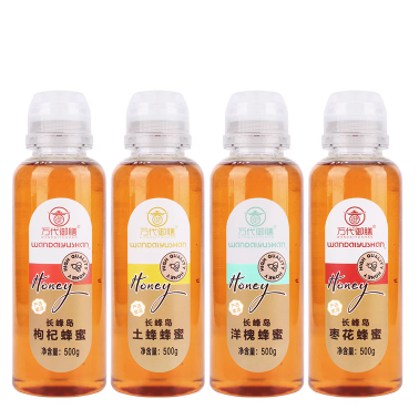 12.9元包邮！万代御膳 纯正天然野生蜂蜜500g