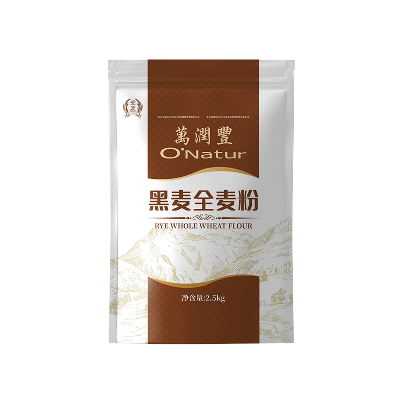 万润丰！家用全麦面粉5斤