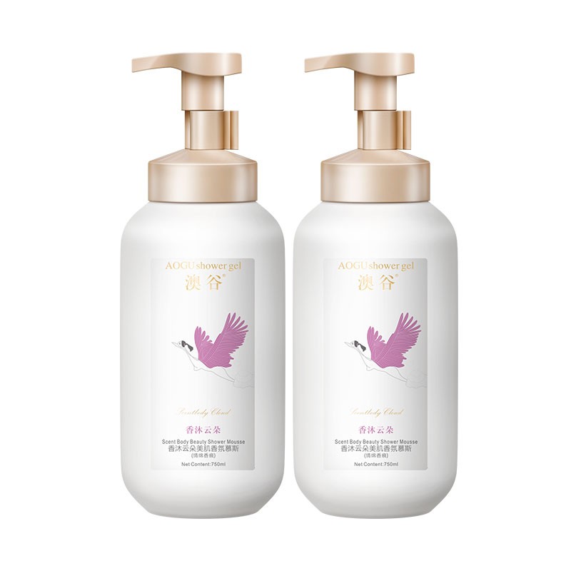 阿道夫旗下子品牌澳谷沐浴慕斯750ml（2瓶装一年量）