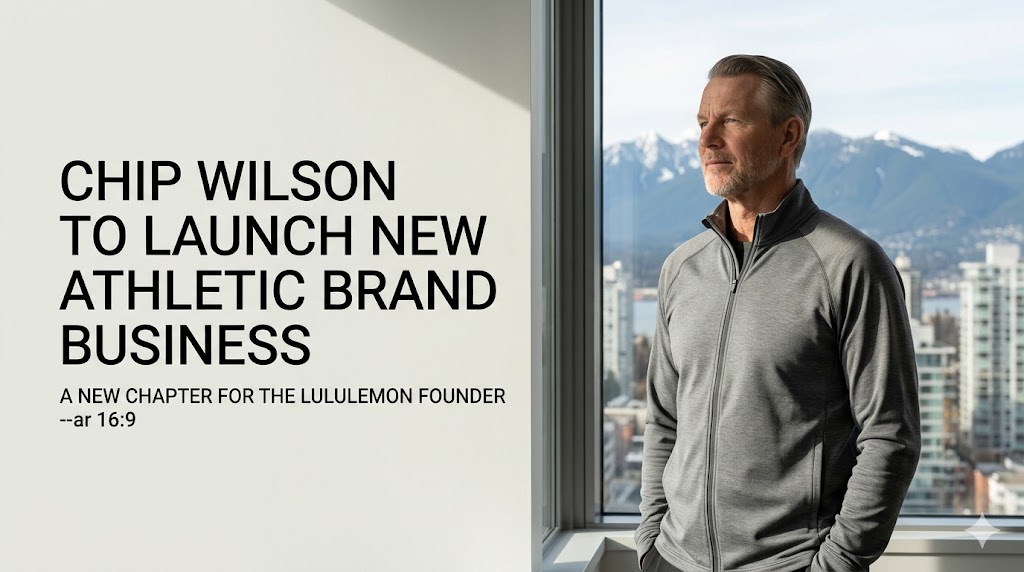 Lululemon Founder Chip Wilson announcing his return to the activewear industry