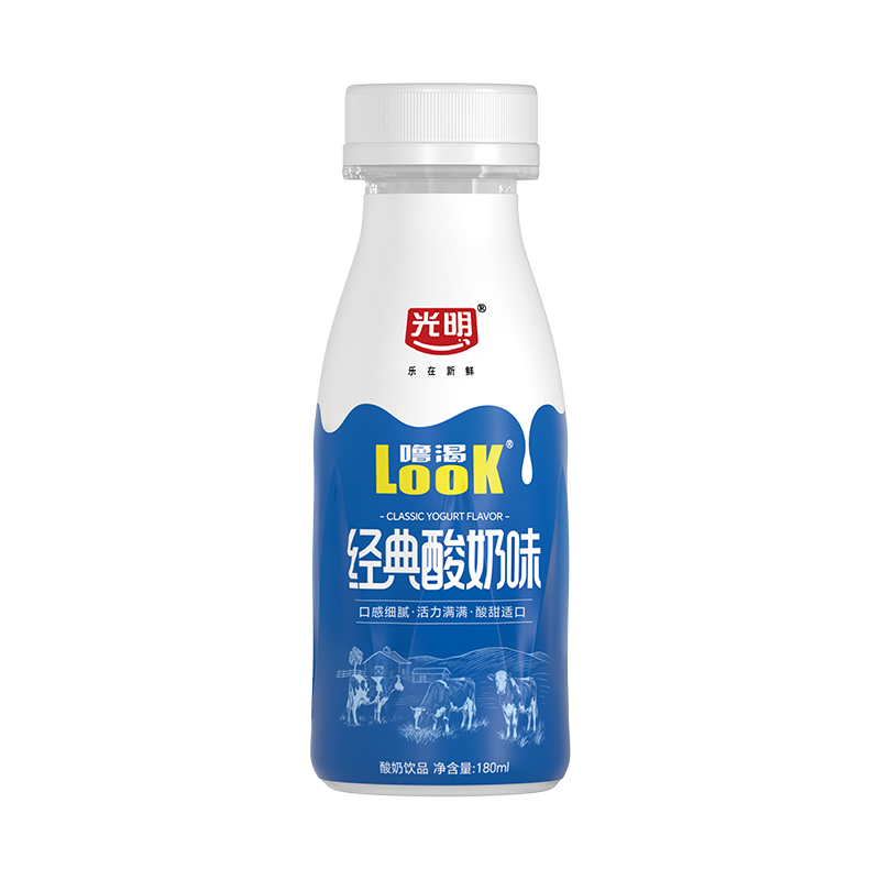 光明LOOK经典酸奶185ml*12瓶整箱