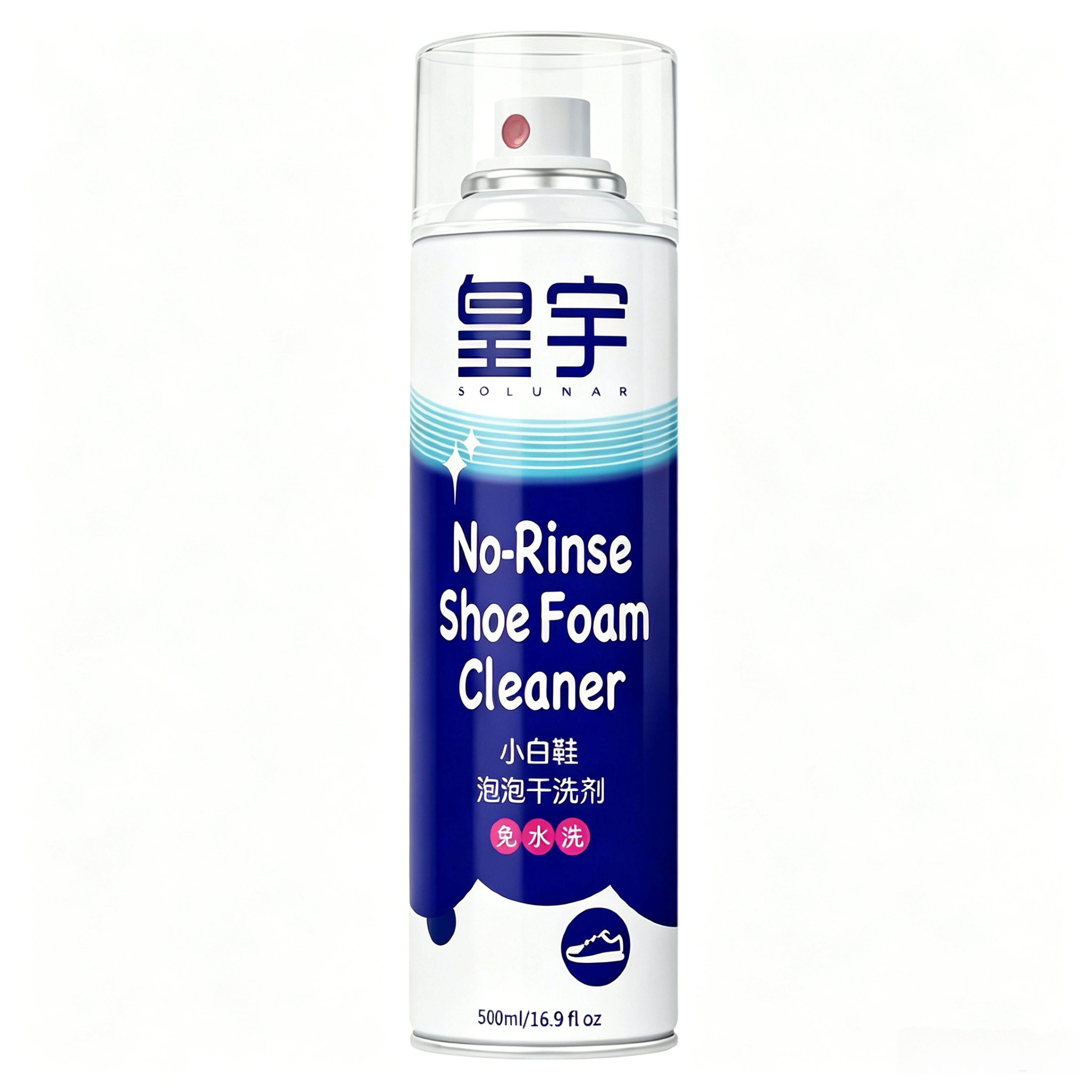 皇宇小白鞋泡泡干洗剂500ml