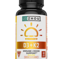 Zhou Nutrition 维生素K2（MK7）含D3补充剂
