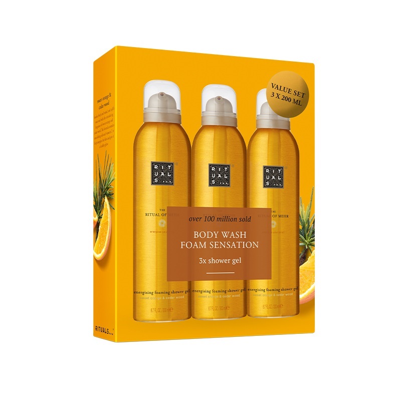 【3瓶礼盒装】赋能香氛沐浴慕斯