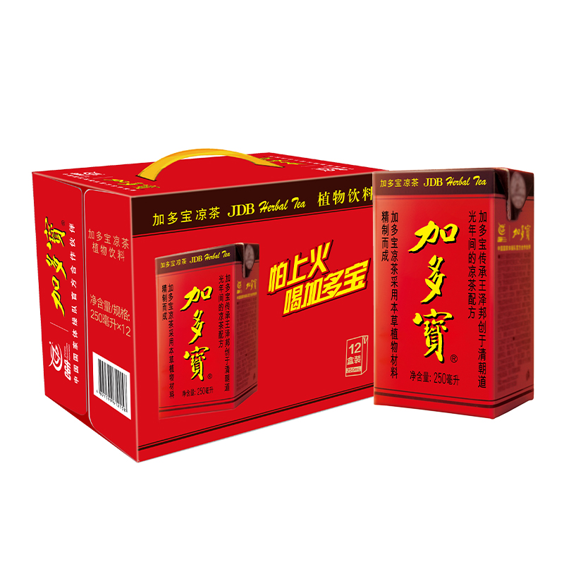 加多宝凉茶植物饮料250ml*12盒装
