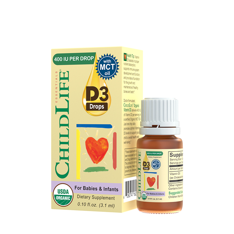 有机d3滴剂守护童年维生素d3