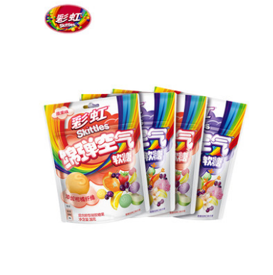 36.9元包邮！箭牌 彩虹软糖网红零食QQ糖14袋
