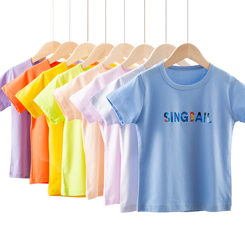 【拍3件！】儿童短袖纯棉T恤共3件