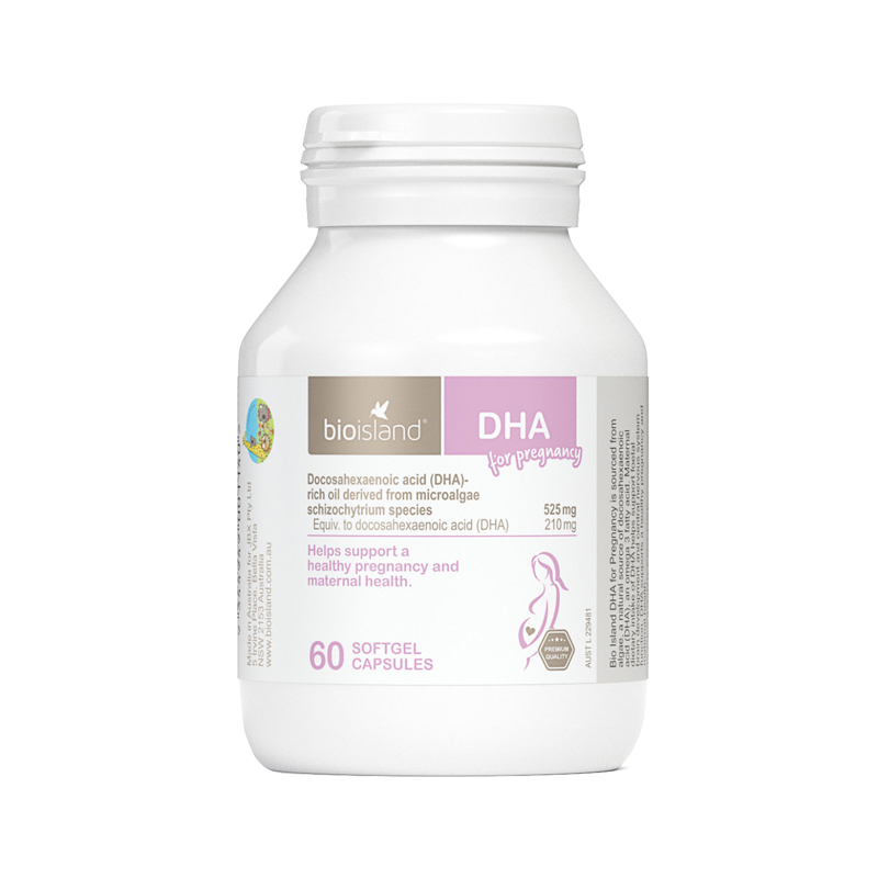 bioisland孕妇专用dha海藻油60粒备孕哺乳期